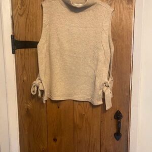 Next Beige Sleeveless Vest with Side Ties